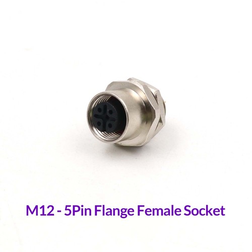 M12 Sensor Connector Aviation Plug / Socket Cable Diameter PG7 A-coded Aviation - Picture 31 of 49