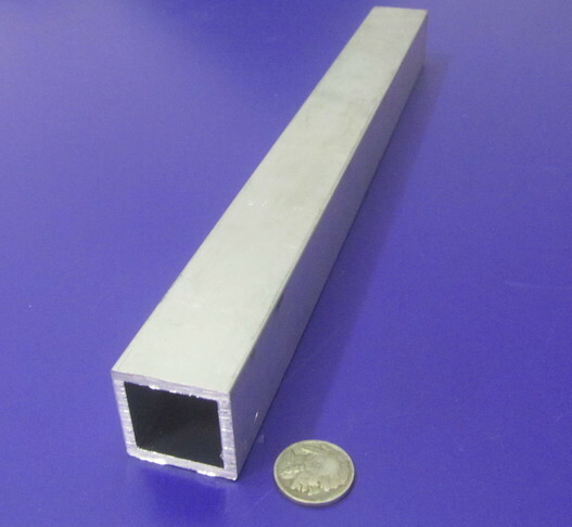 1/8" X 2" X 2" X 48" Aluminum Square Tube, 6061 Alloy – USA Made, Great For Fabrication & Framing