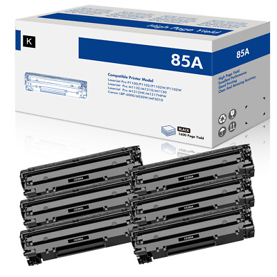 1-6 XXL Toner 85A CE 285A Für HP Laserjet Pro P1102W P1100 P1102 M1212NF M1132