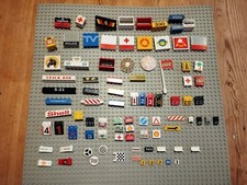 Vintage Lego Town Vehicles Printed spare parts pieces 1970s 1980s