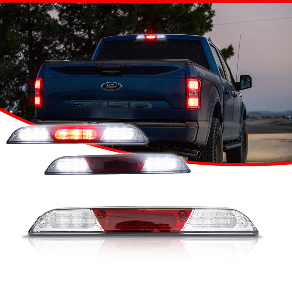 Tercera luz de freno LED LUZ DE CARGA TRASERA REVERSA PARA FORD F-150 2015-2020 EE. UU. Foto 2 de 4