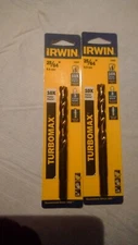 2 Irwin Turbomax 25/64" Drill bits, flatted no slipping, reduced shank,  # 73625