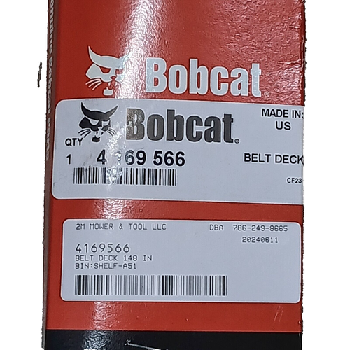 genuine-bobcat-mower-deck-belt-48-part-4169566-oem-ebay