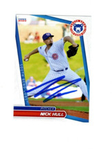 Nick Hull 2024 South Bend Cubs signed autograph baseball card Edmonds WA
