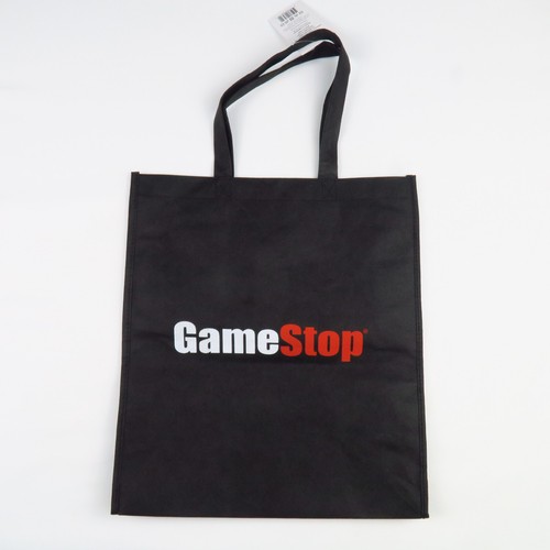 Gamestop Reusable Eco Tote Bag Black Logo 13.75 X 15.5 X 3.6 New eBay
