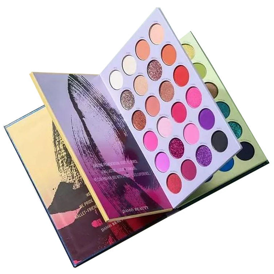72 Colors Pro Shimmer Matte Eye Shadow Book Design Eyeshadow Palette Makeup Set - Image 3 of 4