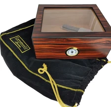 Stash Box, Humidor, Hygrometer, Humidifier, Cigar Box