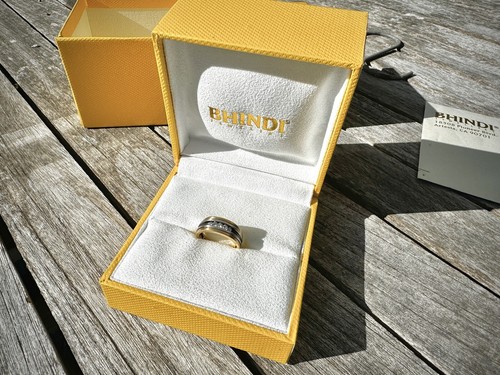Bhindi mens diamond 18k wedding band sz 6.25 - Picture 2 of 7