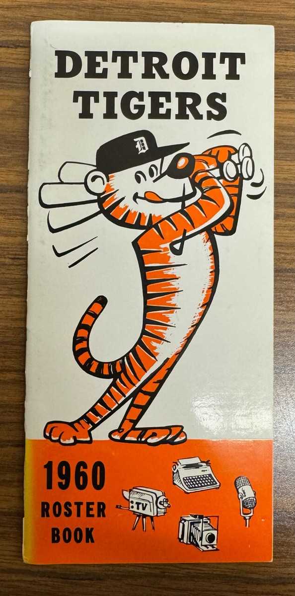 1960 Detroit Tigers Roster Book Media Guide | eBay
