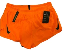 $80 NEW Mens Nike Aeroswift Running Racing Shorts Orange 2"  AQ5257 803 XL