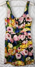 J. Crew Dress Floral Watercolor Silk Women 4