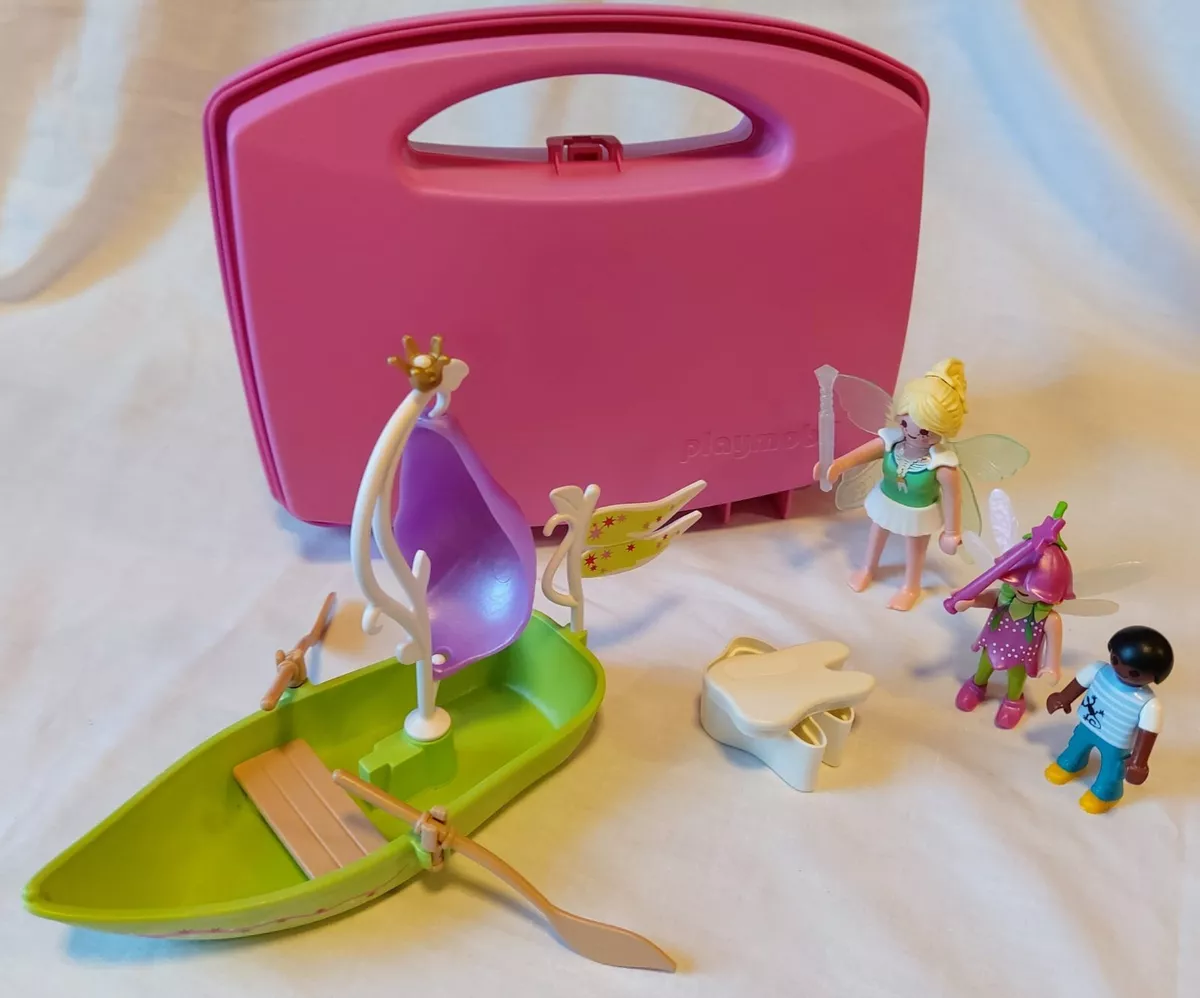Playmobil Fantasy Magic Tooth Fairy Figures with Boat in a Case