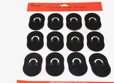 12 PC Pocket Hair Comb Brush Men Beard Mustache Palm Travel Scalp Massage.