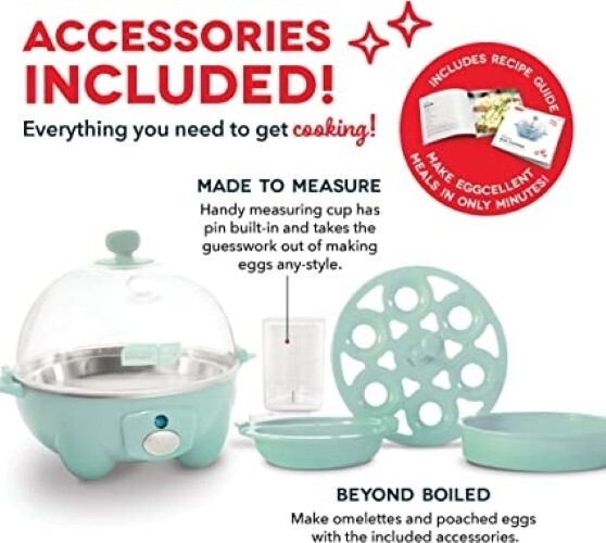 DASH Rapid Egg Cooker 6-Cup Electric with Auto Shut-Off DASH Rapid Egg Cooker 6-Cup Electric with Auto Shut-Off