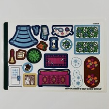 LEGO STICKER SHEET 2 Anna and Elsa's Storybook Adventures 43175 Frozen 2 Disney