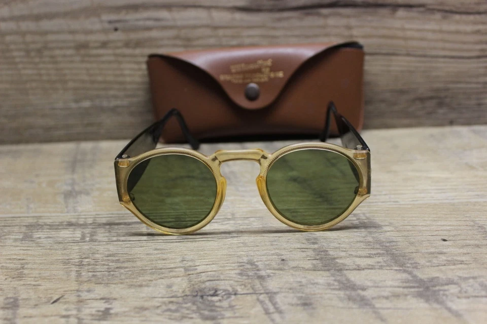 Винтажные женские целлулоидные мигающие боковые солнцезащитные очки Optiks для автомобилистов - Изображение 2 из 4