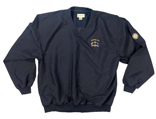 Cutter Buck Men's Size L Windbreaker Pullover Ryder Cup Oakland Hills Vtg Golf