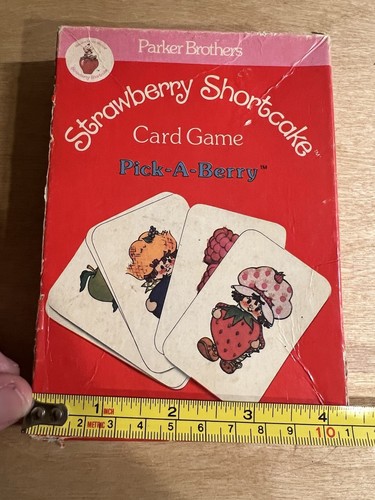 Vintage Strawberry shortcake Card Game Pick-A-Berry #968 1979 Parker Brothers - Picture 2 of 13
