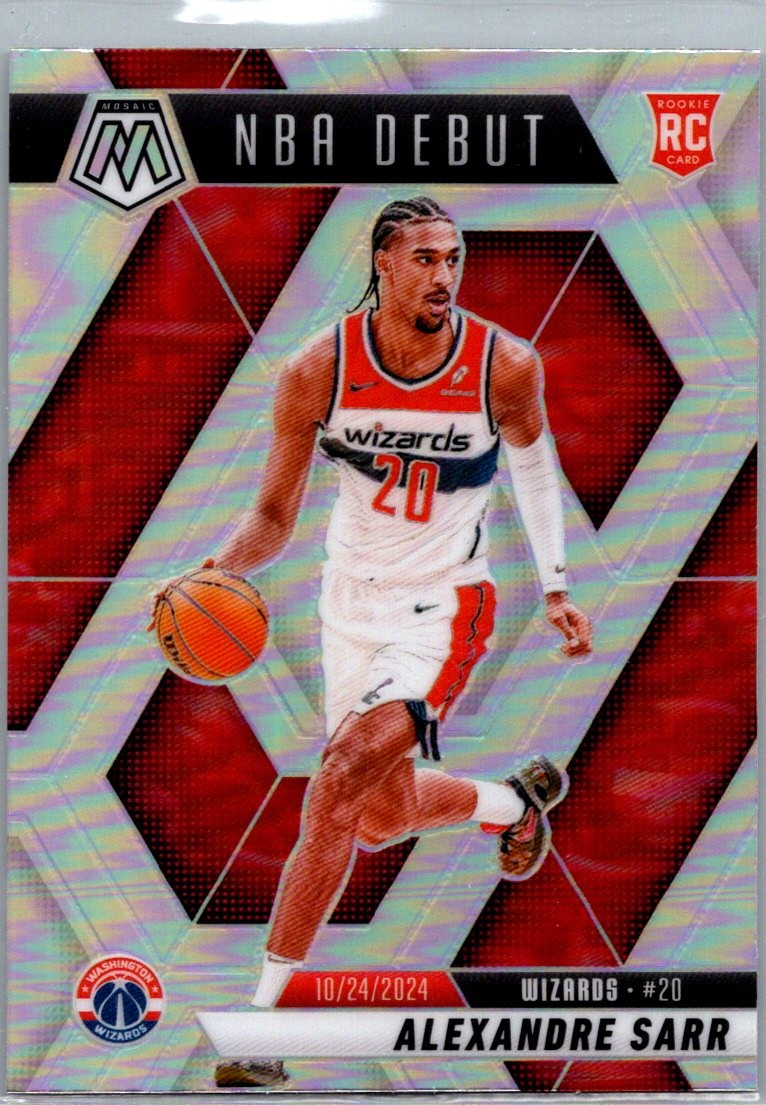 2024-25 Panini Mosaic #254 Alexandre Sarr Silver