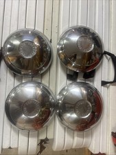 5 Vintage Oem 1960-67 Chevy Corvair Dog Dish Hubcap Good Condition 9.5 Diameter 5 Vintage Oem 1960-67 Chevy Corvair Dog Dish Hubcap Good Condition 9.5 Diameter