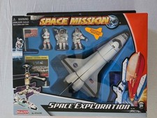 NASA Space Shuttle Orbiter Die Cast/Plastic Playset 6pc RT9107M By Realtoy