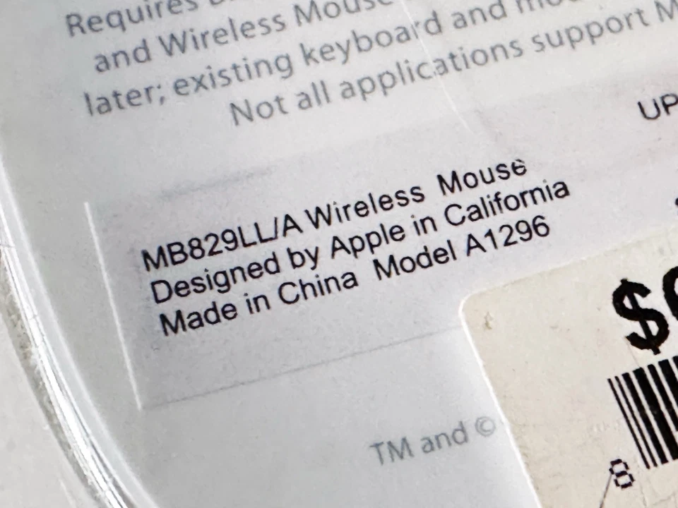 Genuine Apple Bluetooth Magic Mouse Wireless Model A1296 MB829LL/A iMac Mac Mini - Image 4 of 4