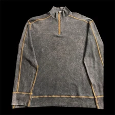 Designer Men’s Sweater/Pullover •1/4 Zip•Designer Jake Agave•Lux•EUC