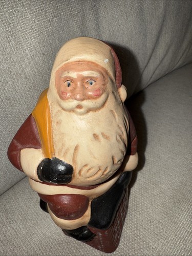 Vtg 1988 KATHI LORANCE BEJMA Walnut Ridge Collectibles Chalkware SANTA CLAUS - Picture 7 of 7
