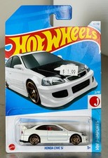 Hot Wheels Honda Civic Si EM1 B16 HW J-Imports 2/10 45/250 JDM HTD07-N7C5 6F6