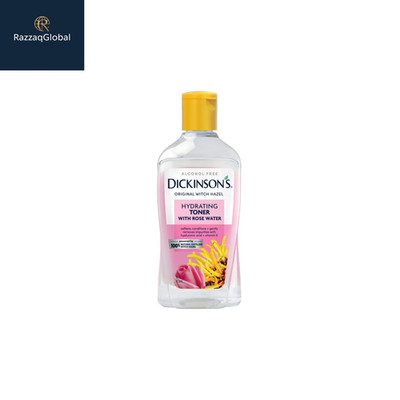 Dickinson's Hydrating Witch Hazel Toner with Rosewater, Alcohol Free, 16 fl oz