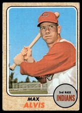 1968 Topps Max Alvis  -- Cleveland Indians #340