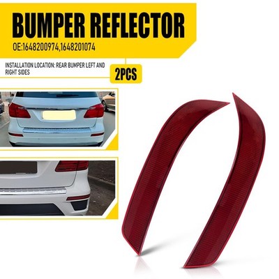 For Mercedes X164 Benz GL320 GL350 Rear GL450 Bumper Reflector Left & Right Lamp