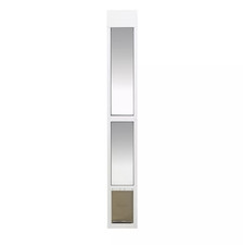 PetSafe Sliding Glass Pet Door Quick Install No-Cut Patio Panel Dog Door, Medium