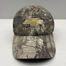 Chevrolet Realtree Camo Cap Strap Back Mens One Size Brown Mesh Trucker Hat