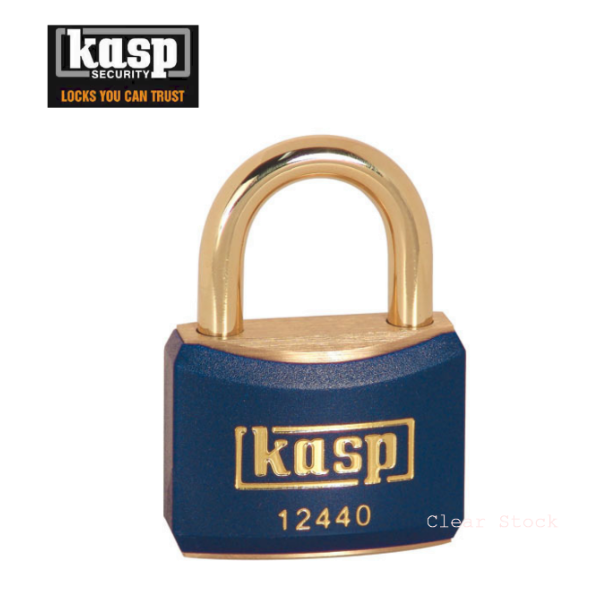 CK Tools KASP Brass Padlock 40mm Blue - K12440BLUD