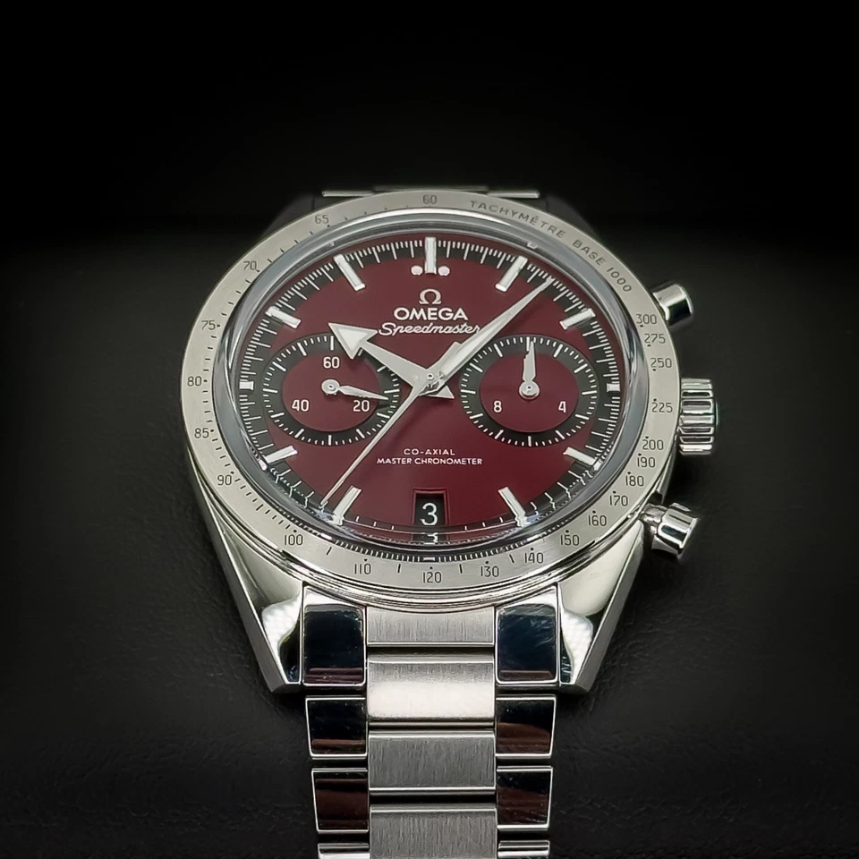Omega Speedmaster 57 40.5mm 332.10.41.51.11.001 Burgundy Dial Chronograph