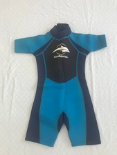 Konfidence Kids Wetsuit XS Blue Neoprene 100 UPVF