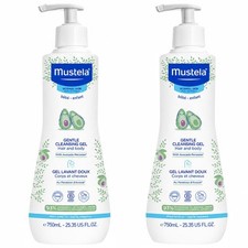 Mustela Baby Gentle Cleansing Gel Hair Body Wash Tear Free 2 Pack Brand New