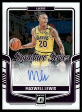 2023-24 Donruss Optic #SS-LEW Maxwell Lewis Signature Series