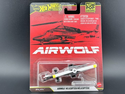 #ad Hot Wheels AIRWOLF HELICOPTER Airwolf HXD63 956Q 1 64 $9.99