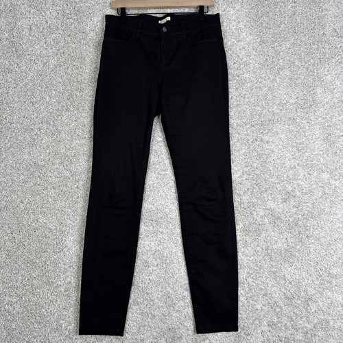 Eileen Fisher, Eileen Fisher Black Ankle Straight Pants Women's Size 10