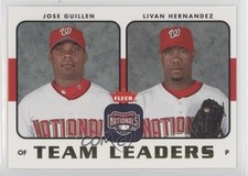 2006 Fleer Team Leaders Jose Guillen Livan Hernandez #TL-29 0qr0