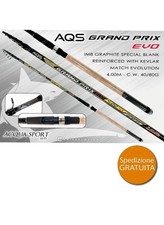 CANNA DA PESCA AQS GRAND PRIX 4 M 40-80 G CARBONIO TELESCOPICA BOMBARDA INGLESE