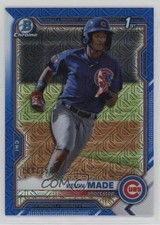 2021 Bowman Chrome Prospects Mega Box Blue Mojo Refractor 109/150 Kevin Made ms9