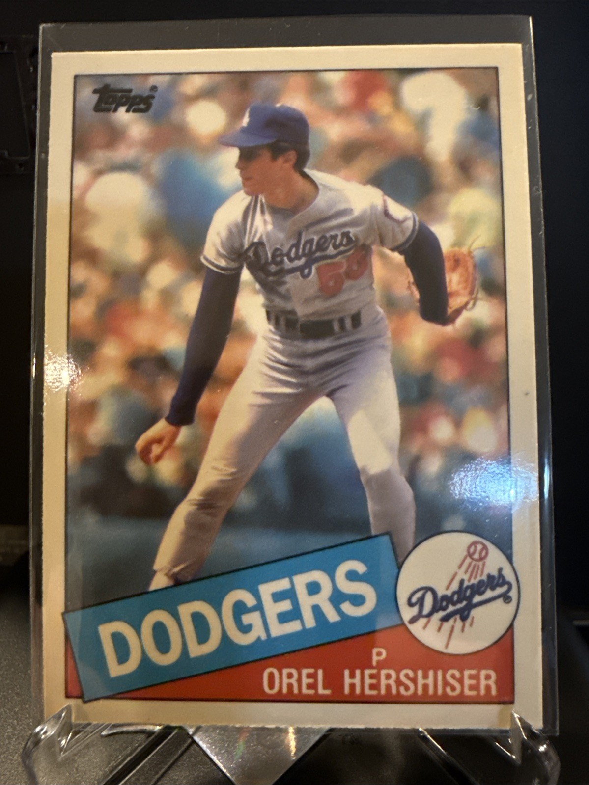 1985 Topps Orel Hershiser #493 Collector's Edition Tiffany (RC) Rookie Dodgers