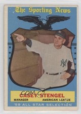 1959 Topps High # Casey Stengel #552 HOF 4ns
