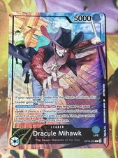 Dracule Mihawk (OP14-020) Alternate Art Leader PSA Magazine Promo LP