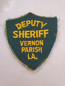 Vintage Vernon Parish Deputy Sheriff uniform patch from Louisiana