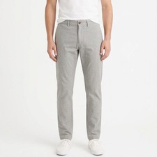 J.Crew 484 Slim Fit Grey Stretch Chino Pants Mens 32x32