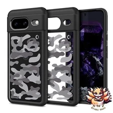 NEW Spigen Collaboration Pixel 8 Case Clear with Strap Hole Military Spec Ultra